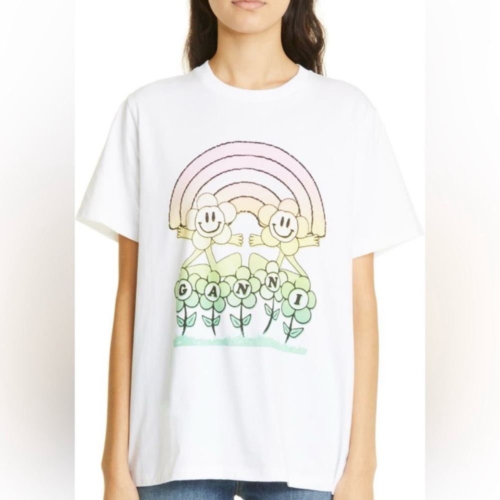 Ganni Organic Cotton T Shirt